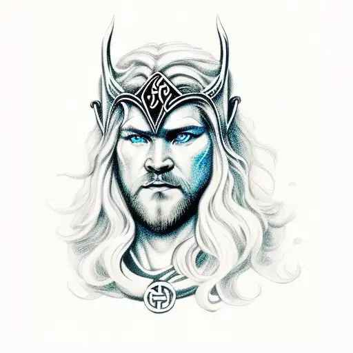 The Norse God Freyr