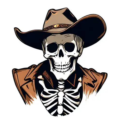 A Skeleton Cowboy