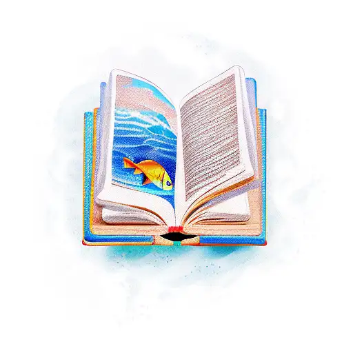 Sea And Book