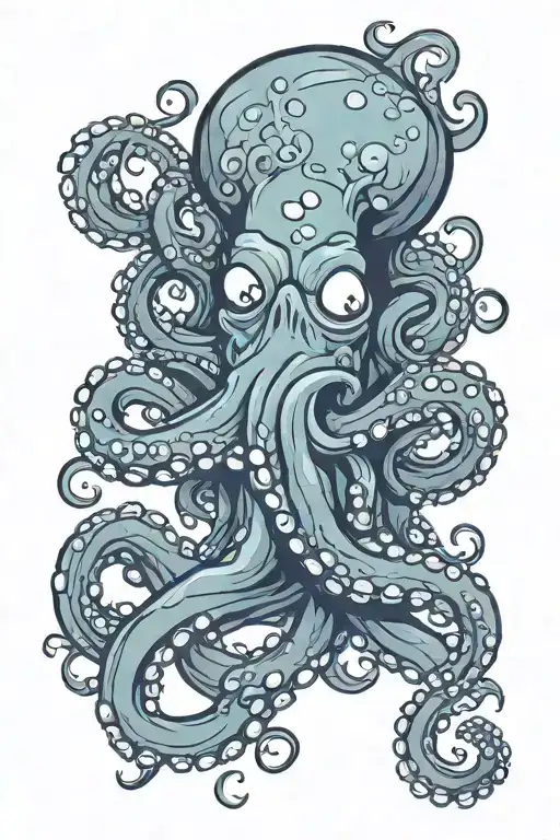 Octopus Eating Shoulder