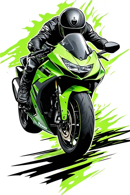 Kawasaki Ninja H2r And Supernatural And Sports And Music
