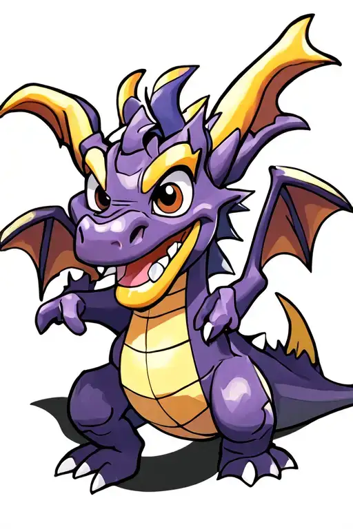 Spyro The Dragon Flying Towards