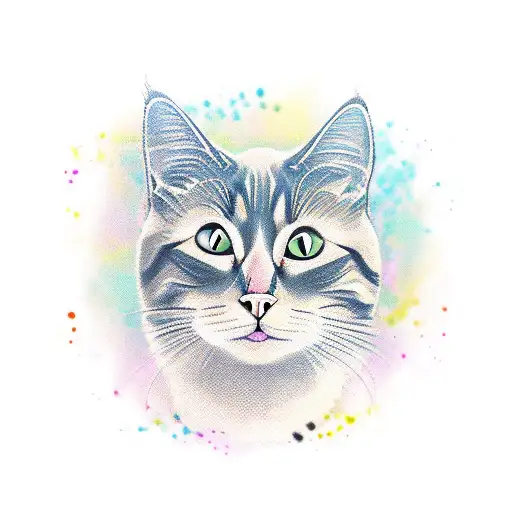 Cat With A Nose Mark