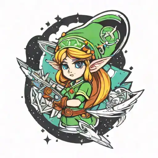 Incorporate Zelda In A Space Themed