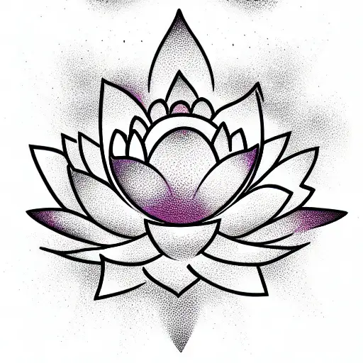 Big Pearl In A Lotus Flower