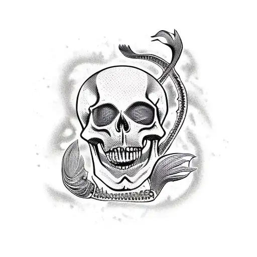 Skeleton Of A Mermaid