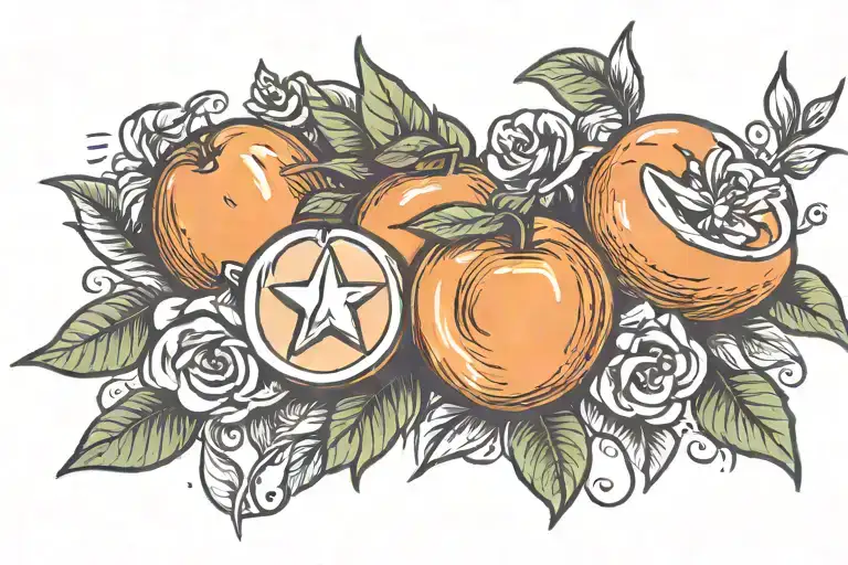 Georgia Peach And State Of Texas