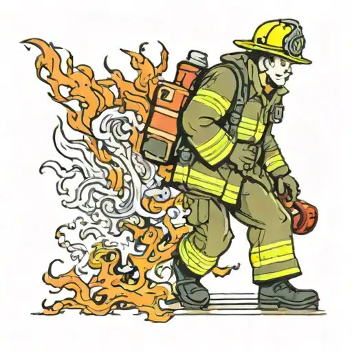 Fire Fighter Surrounded