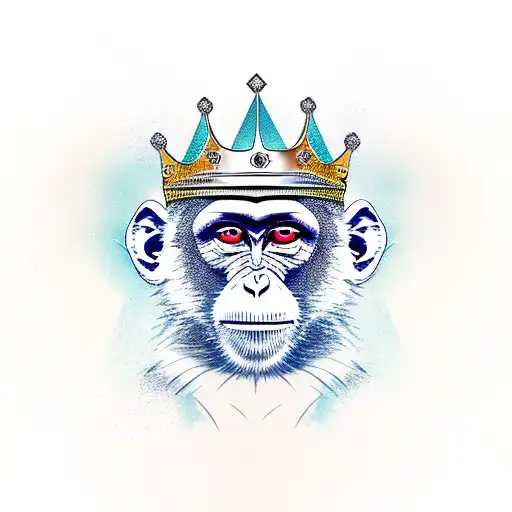 Monkey With Crown