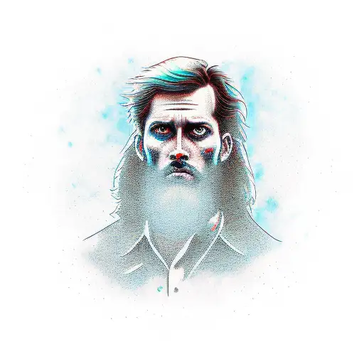 Lost Man Walking Into Dark