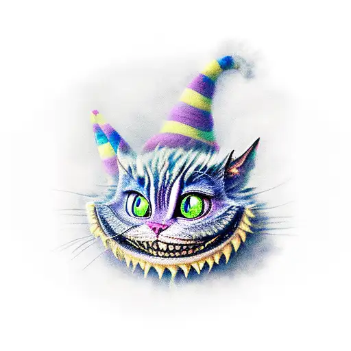 Cheshire Cat And Hat
