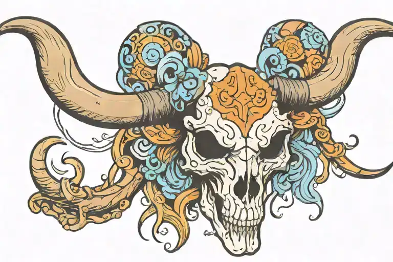 Longhorn Skull