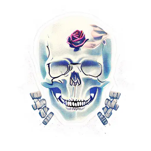 Skeleton With Jean Jacket