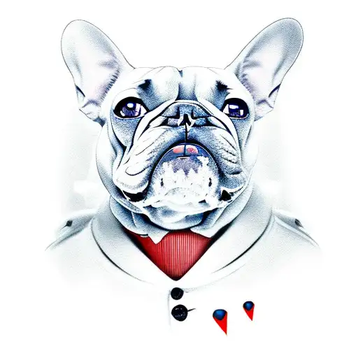 French Bulldog Mixed With Bullet Bill From Mario Cart