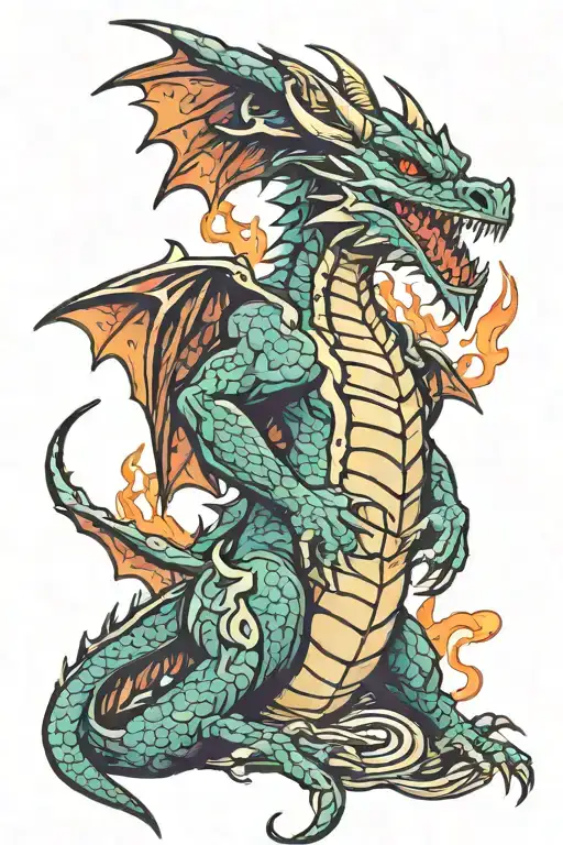 Dragon Breathing Fire