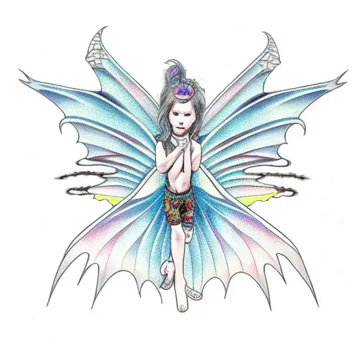 Dragon Fairy Flying Forearm