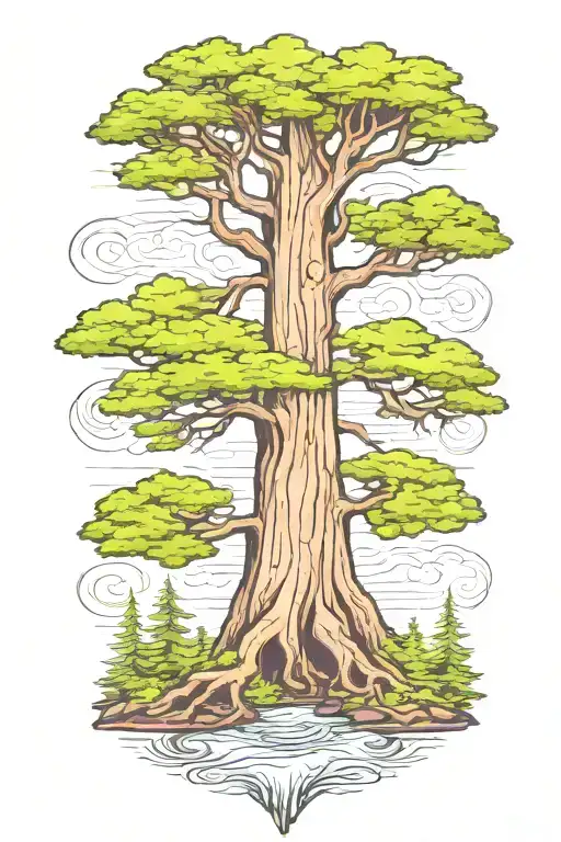 California Redwood Tree Deep Roots