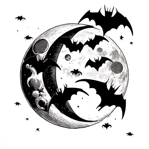 Bats Moon Phases