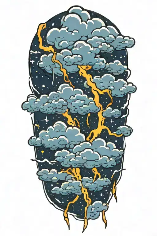 Lightning Storm Clouds