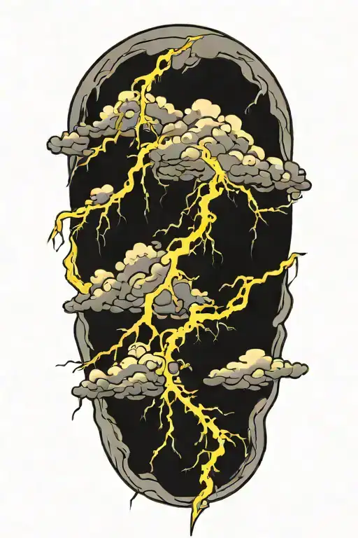 Lightning Storm Clouds