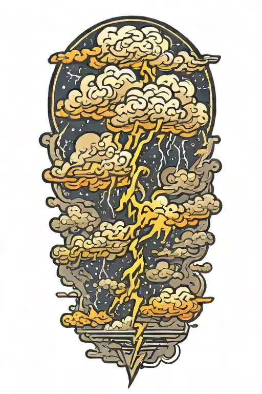 Lightning Storm Clouds