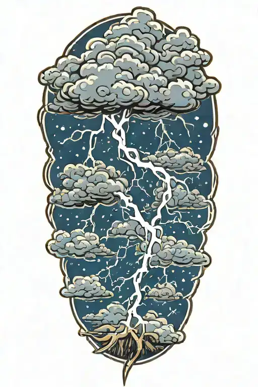 Lightning Storm Clouds