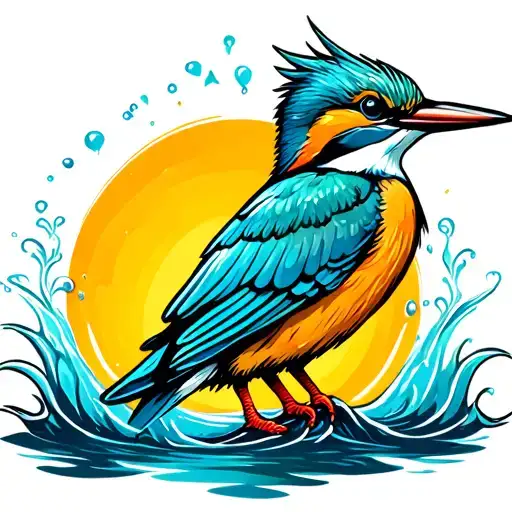 Kingfisher Water Flowing