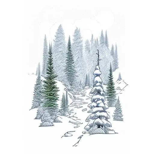 Outdoor Hike In The Woods