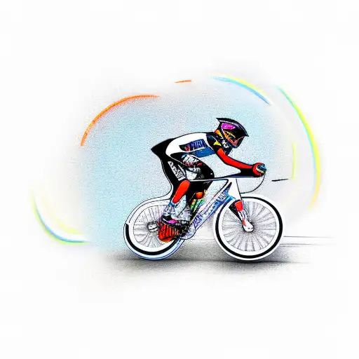 Speed Bike Racing With A Rap Music Theme