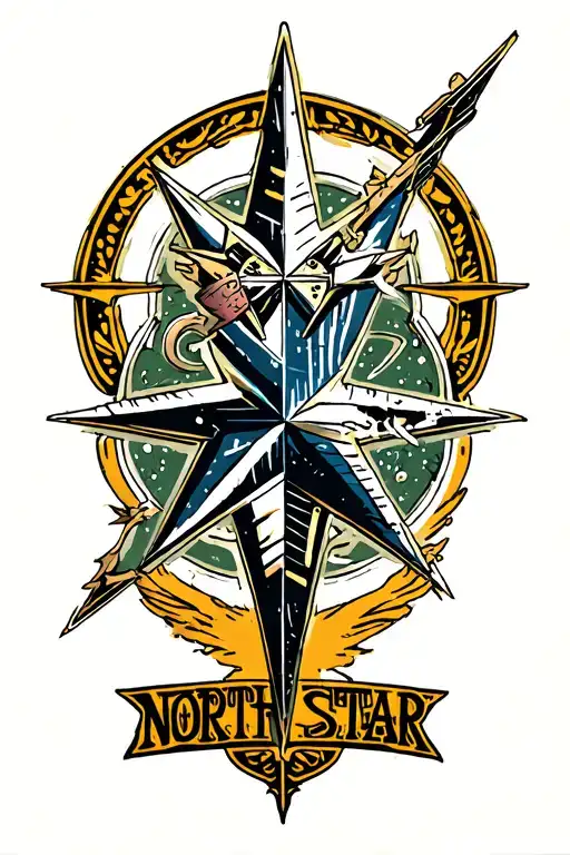 North Star Sign Combined