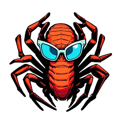 Spider Wearing Glasses