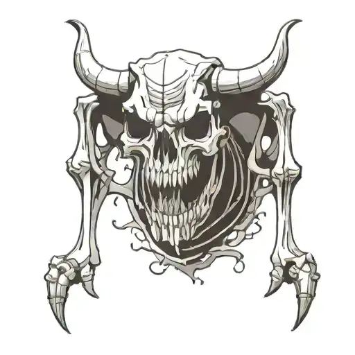 Bull Skeleton