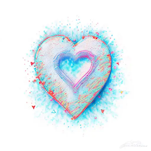 Blue Love Heart