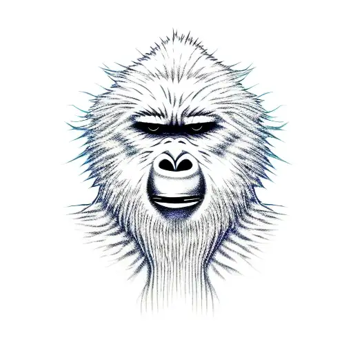 A Yeti Playing A Bass Guitar