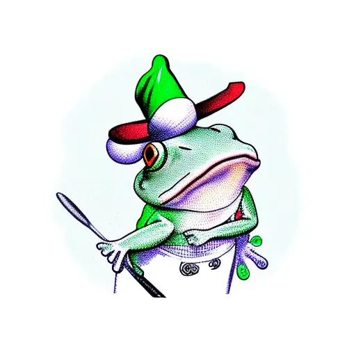 Frog With Chef Hat