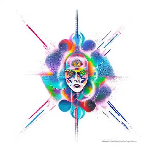 Abstract Tattoo About Concentration On My Inner Self Development