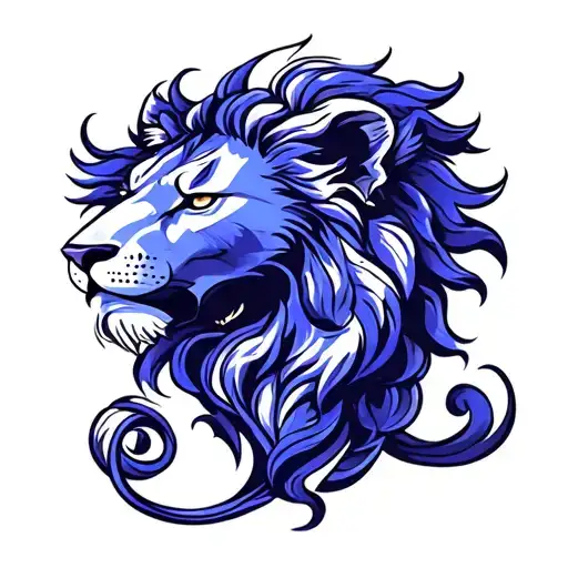 Leo Zodiac Sign Intertwined