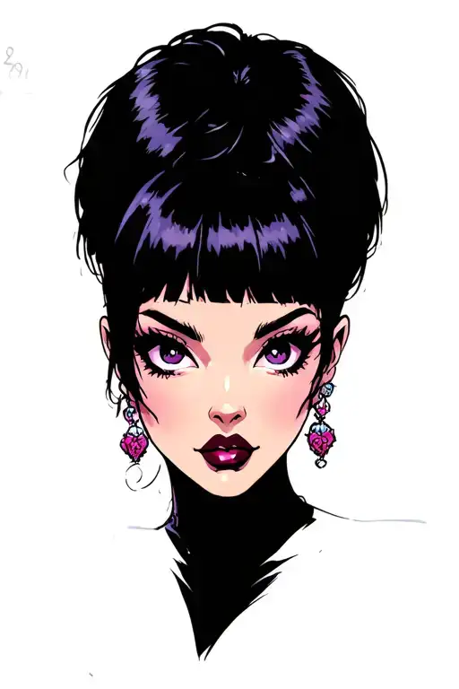 Anime Pin Up Crazy Girl