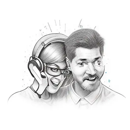 Incorporate Gamer Elements Into A New-school Tattoo Of The Mom And Dad