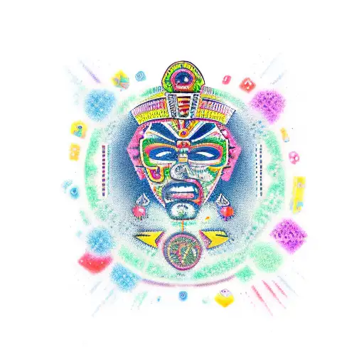 Mexican Aztec Gemini