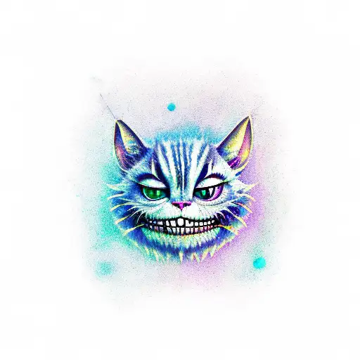 The Cheshire Cat Coming Out Of A Black Hole In The Universe