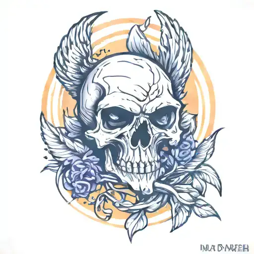Mad Raven Skull