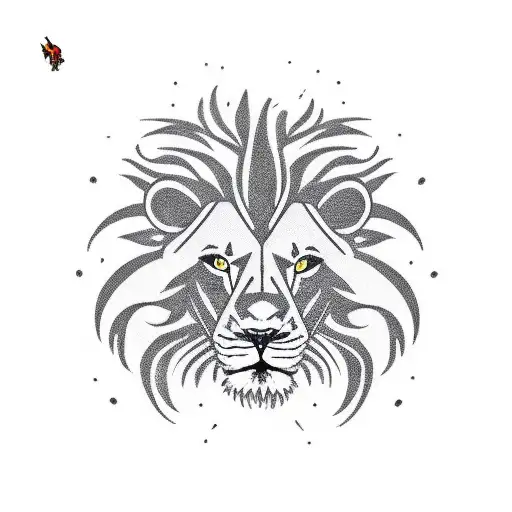 Lion With Prayer Hands