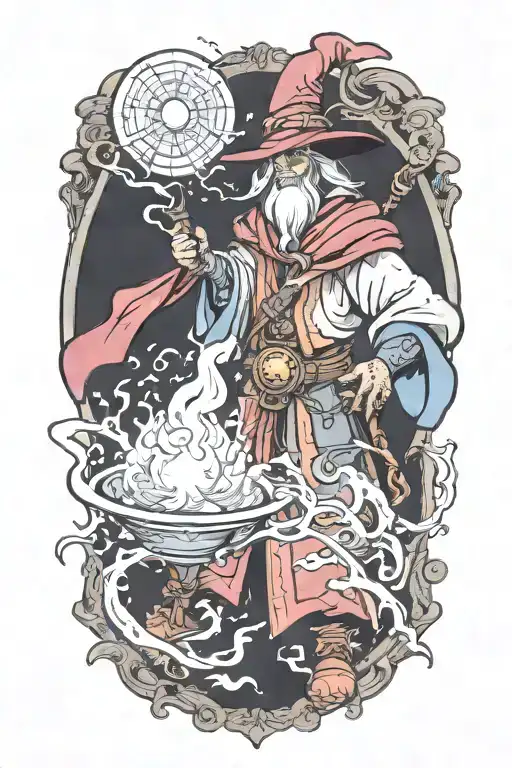 Battle Mage Casting A Spell