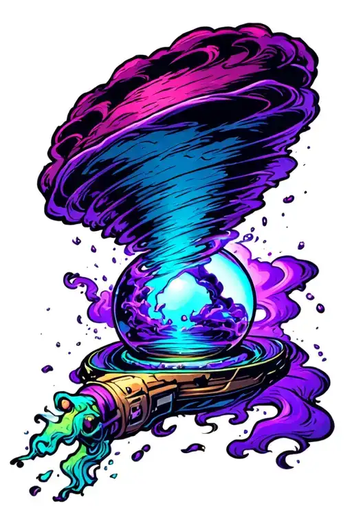 Tornado And Crystal Ball