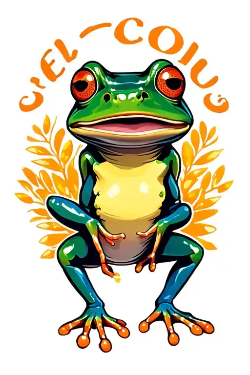 El Coqui Frog Surrounded