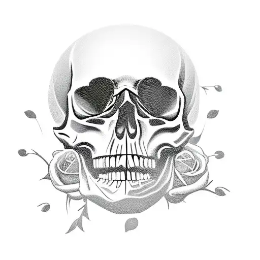 Skull And Roses