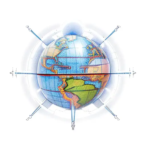 A Globe Morphing Into A Jet Airplane