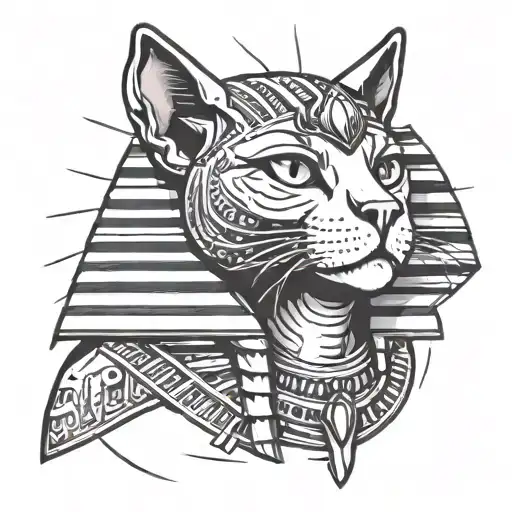 Cat Egyptian Pharaoh