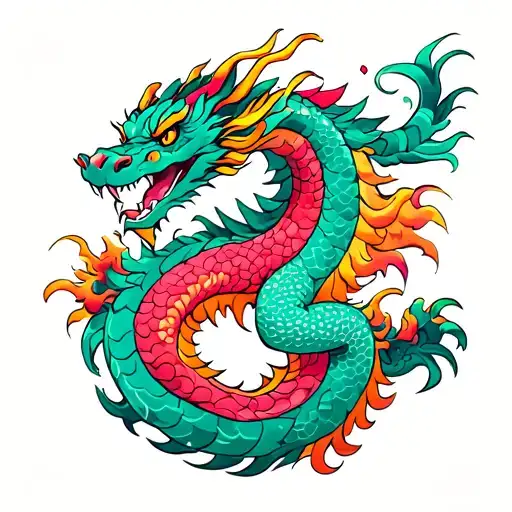 Chinese Color Dragons